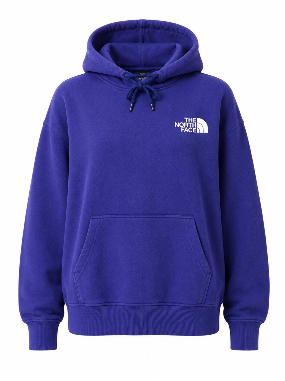 The North Face Purple Pullover Hoodie Men’s Large Box Logo Never Stop Exploring